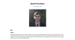 Desktop Screenshot of danielgoodwyn.com